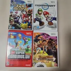 Wii ゲームソフトセット（4本）スーパーマリオなど