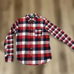 TOMMY チェック柄ネルシャツ Mサイズ