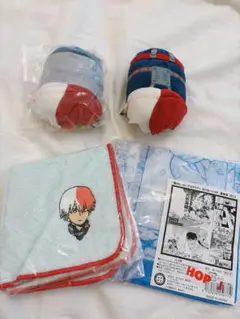 ヒロアカ　轟焦凍 のるキャラ　今治タオル　泣けるハンカチ　4点セット