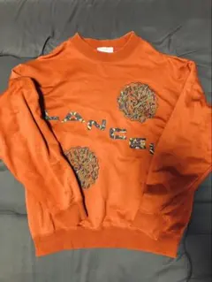 LANCEL オレンジ トレーナー　古着