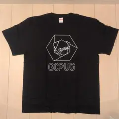 GCPUGロゴ Tシャツ Lサイズ 黒