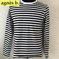 agnès b. ⁠アニエスベー 定番ボーダー カットソー ロンT 白黒⁠のサムネイル