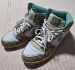Nike ハイカットスニーカー ホワイト/グリーン