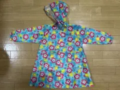 花柄キッズレインコート M