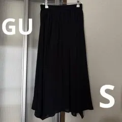 美品❤️GU フレアスカート ブラック Sサイズ