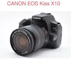 極美品 Canon EOS KISS X10 レンズ付き　一眼レフ キヤノン Canon EOS Kiss X10 ダブルズームキット カメラ レンズ