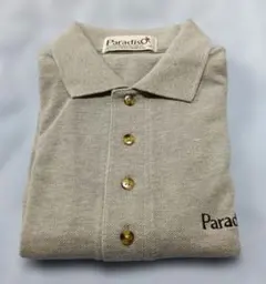 Paradiso パラディーゾ ポロシャツ グレー Mサイズのサムネイル