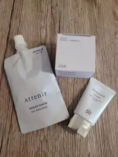 【新品】アテニア　ドレススノー　乳液　夜用クリーム　レフィル　ひだん　3点セット