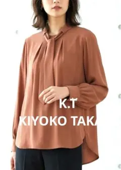 K.T KIYOKO TAKASE 　ボウタイブラウス