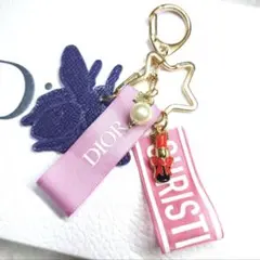 DIOR　 ディオール　本革チャーム　蜂　キーホルダー　ノベルティ