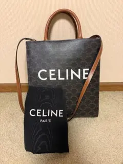 正規品超美品CELINE セリーヌトリオンフバーティカルカバスモールのサムネイル
