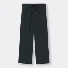 GU リブプルオンパンツ ブラック　丈短め　XS
