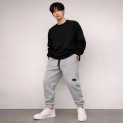 最安値635 スウェット ジョガーパンツ裏起毛 スウェットパンツおしゃれXL