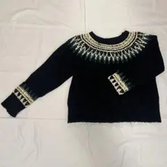 即購入⭕️ earth music&ecology ニット 長袖 ブラック 黒