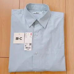 UNIQLO C ブロードオーバーサイズシャツ/ストライプM 長袖