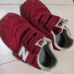 New Balance キッズ スニーカー レッド 15.5cm