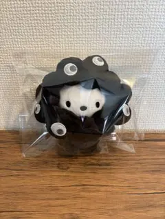 サンリオ　ポチャッコ　黒ミャクミャクなりきりマスコットキーホルダー　カラビナ付き