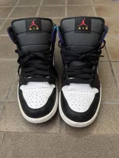 Air Jordan ハイカットスニーカー ブラック/パープル
