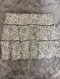 【H＆M】フラワープリント フレアスカート Mサイズ