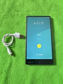 AQUOS スマートフォン 本体 充電ケーブル付き