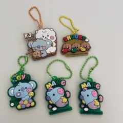 BT21 ぷっくりラバマスグミ 5個セット　まとめ　マン　コヤ　シューキー　RJ