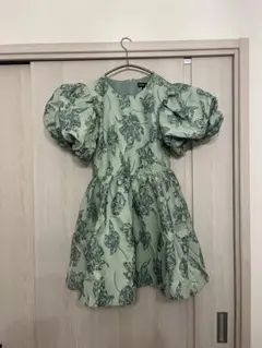 sister jane ミントグリーン フラワープリント ワンピース Sサイズ