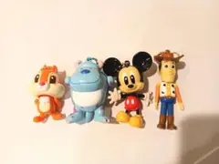ディズニー　キーチェーンフィギュアセット