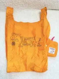 【超美品】ROOTOTE/PEANUTS/スヌーピー/エコバッグ/オレンジのサムネイル