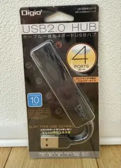 未開封　USBハブ Digio USB 2.0 HUB UH-2294 4ポートのサムネイル