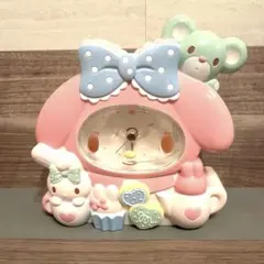 美品 チャーミーキティ ツインベルロック ローズ オーロラ ピンク 平成