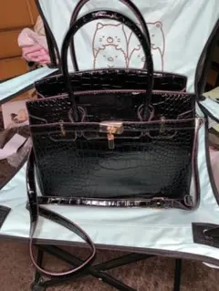 Monte Rossoバッグ 新品未使用エナメル黒