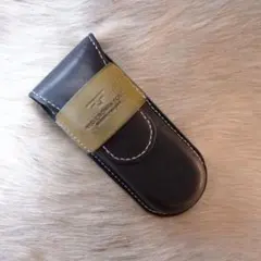 【ハンドメイド】レザー　メガネケース