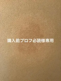 購入前プロフ必読様専用のサムネイル