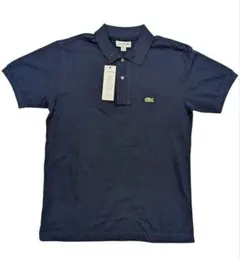 新品タグ付き！LACOSTE ポロシャツ ネイビー US XSのサムネイル