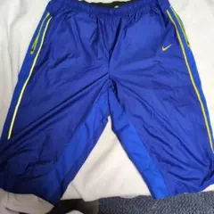 Nike バスケットボールパンツ XL 青/黄色