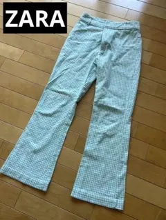 ZARA ザラ　ギンガムチェック　パンツ