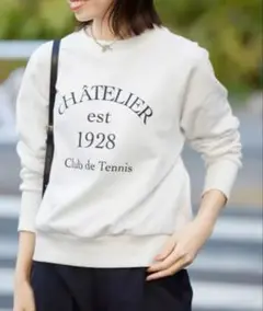 スローブイエナ　Chatrier ロゴスウェット