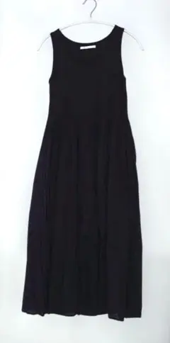 ドアーズ　コットンロングワンピ　タンクトップ　ネイビー