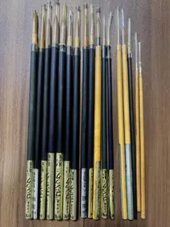 書道用筆　17本　東京亀井製