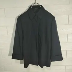 【シルク混】Burberry ブラック テーラードジャケット 40