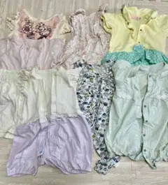 7着【70&80】半袖ロンパース ベビー服 ロンパース GU UNIQLO