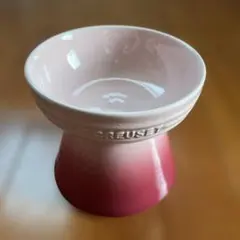 LE CREUSET ルクルーゼ ハイスタンド ペットボール ピンクフードボウルのサムネイル