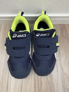asics アイダホ　ネイビー　キッズシューズ16.5cm