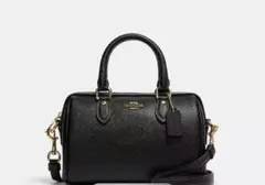 最終値下げ！COACH　ミニローアン　クロスボディ　ブラック