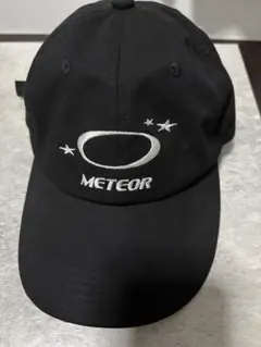 WEGO METEOR 刺繍 キャップ ブラック 黒 フリーサイズ