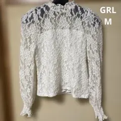 GRL 花柄レース長袖トップス Mのサムネイル