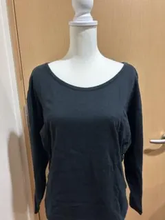 イッセイミヤケ 長袖 カットソー ブラック系 ISSEY MIYAKE レディース ISSEY MIYAKE】【日本製】【トップス】イッセイミヤケ『プリーツ