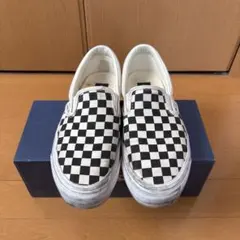 Vansプレミアム スリッポン チェッカー 26.5cm