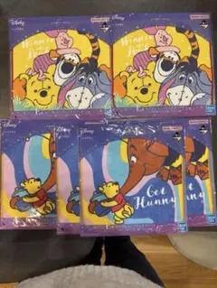 一番くじ プーさん ハンドタオル 6枚セット