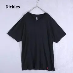 ディッキーズ Tシャツ L 黒 Vネック 半袖 無地 シンプル カジュアル 春夏のサムネイル